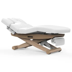 Pat de masaj electric Silverfox 2256C cu telecomandă manuală, opțiuni premium și design cu cadru din lemn, ideal pentru SPA și wellness.