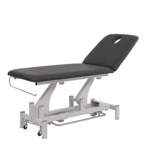 Pat masaj electric TORAC Weelko, 2 secțiuni, spătar reglabil, role blocabile