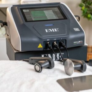 Aparat Tecar terapie monofrecvență 445 KHz pentru recuperare, durere și reabilitare. HR TEK SP – radiofrecvență medicală eficientă și sigură / аппарат Текар терапии