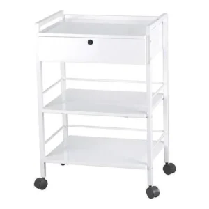 Cosmetology Trolley EASY with Drawer and 3 Metal Shelves