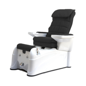 Scaun pedichiură spa cu hidromasaj Weelko Ease, tapițerie PU negru rezistent la acetonă / Педикюрное спа-кресло с гидромассажем Weelko Ease, обивка из черного PU, устойчивого к ацетону