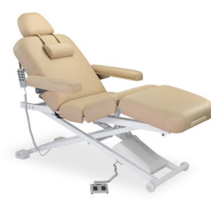 Pat de masaj electric cu pedală Habys Linea V3 Moco Beige, vedere laterală / Электрический массажный стол с педалью Habys Linea V3 Moco Beige, вид сбоку
